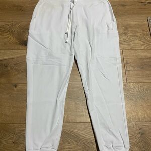 Elegant White Women's Joggers